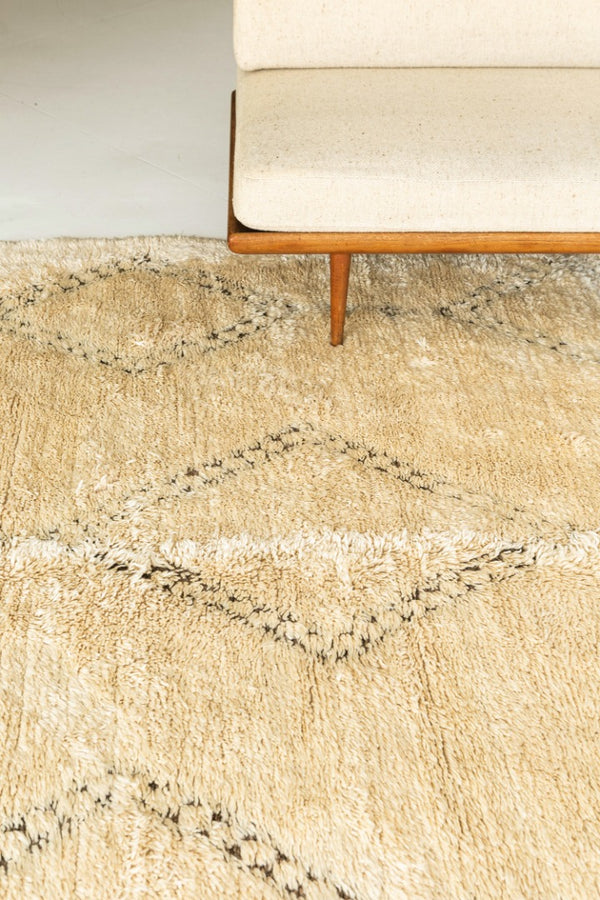 Modern Rug Image 13087 Vintage Moroccan Beni Ourain Tribe Berber Rug