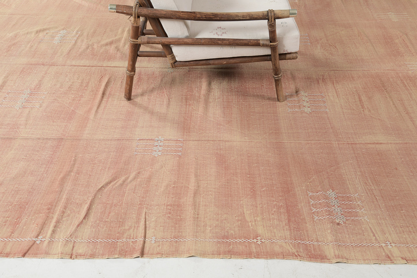 Vintage Style African Tribal Flat Weave Kilim