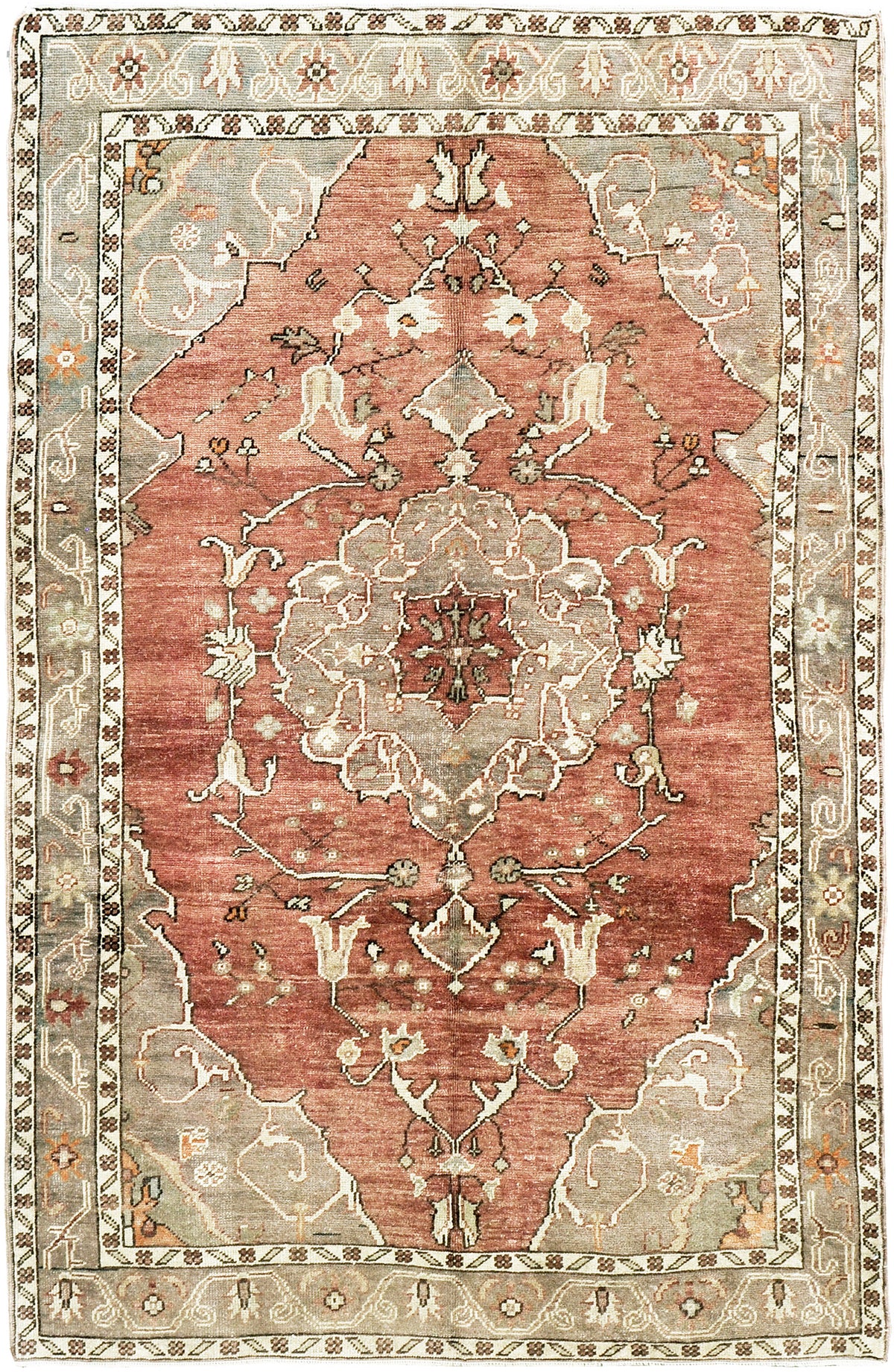 Vintage Turkish Anatolian Rug - hand-knotted in Turkey - one-of-a-kind handmade area rug [#71]