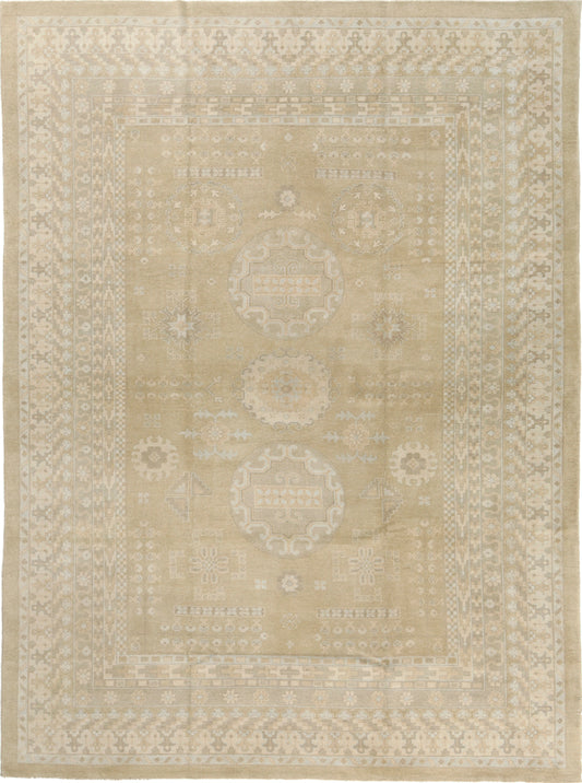 Vintage Style 18 Century Khotan Revival Rug