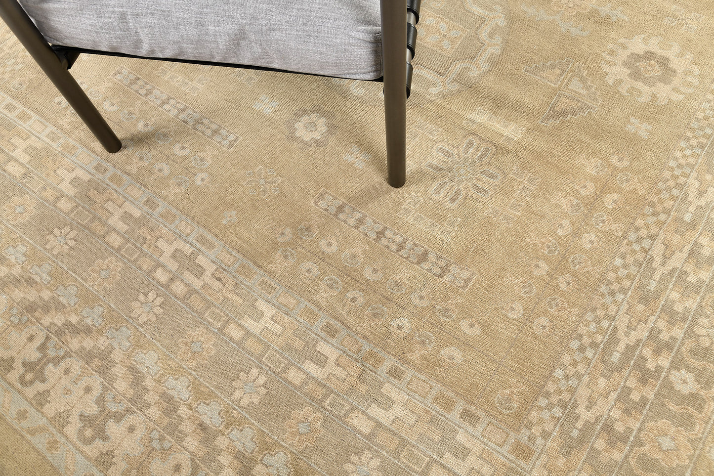 Vintage Style 18 Century Khotan Revival Rug