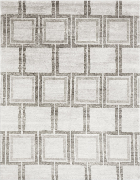 Modern Rug Image 7648 Modern Design Bamboo Silk Rug Kista