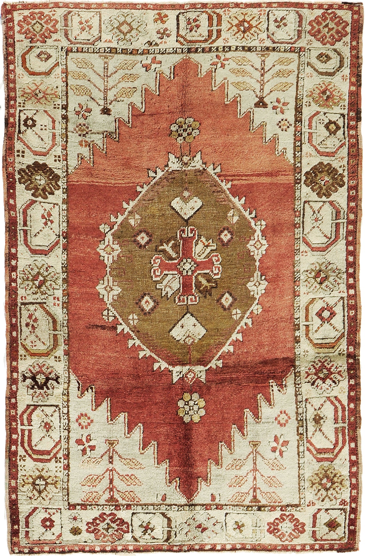 Vintage Turkish Anatolian Rug - hand-knotted in Turkey - one-of-a-kind handmade area rug [#89]