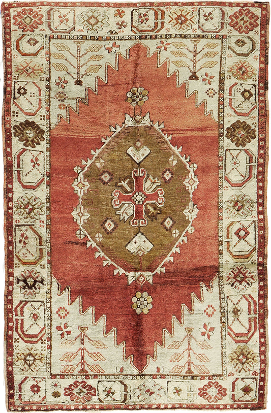 Vintage Turkish Anatolian Rug