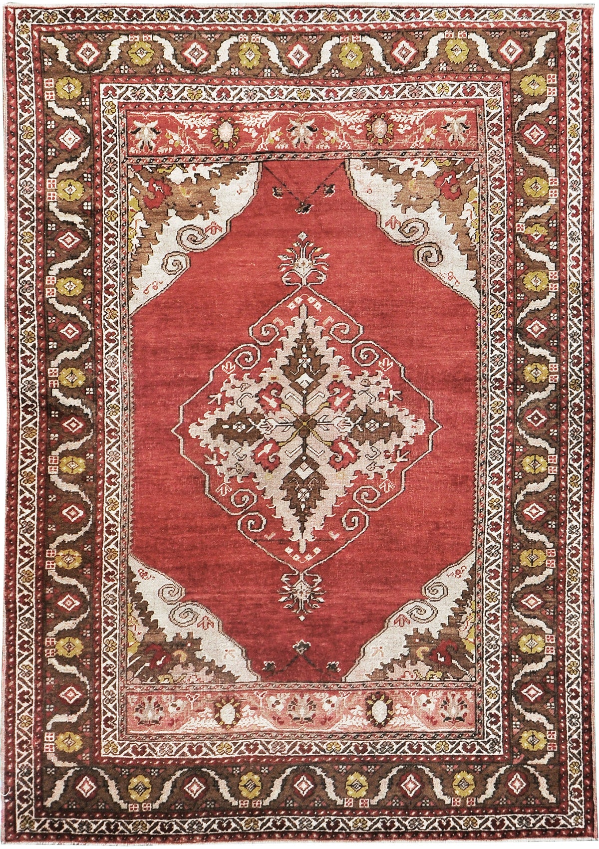 Vintage Turkish Anatolian Rug - hand-knotted in Turkey - one-of-a-kind handmade area rug [#17]