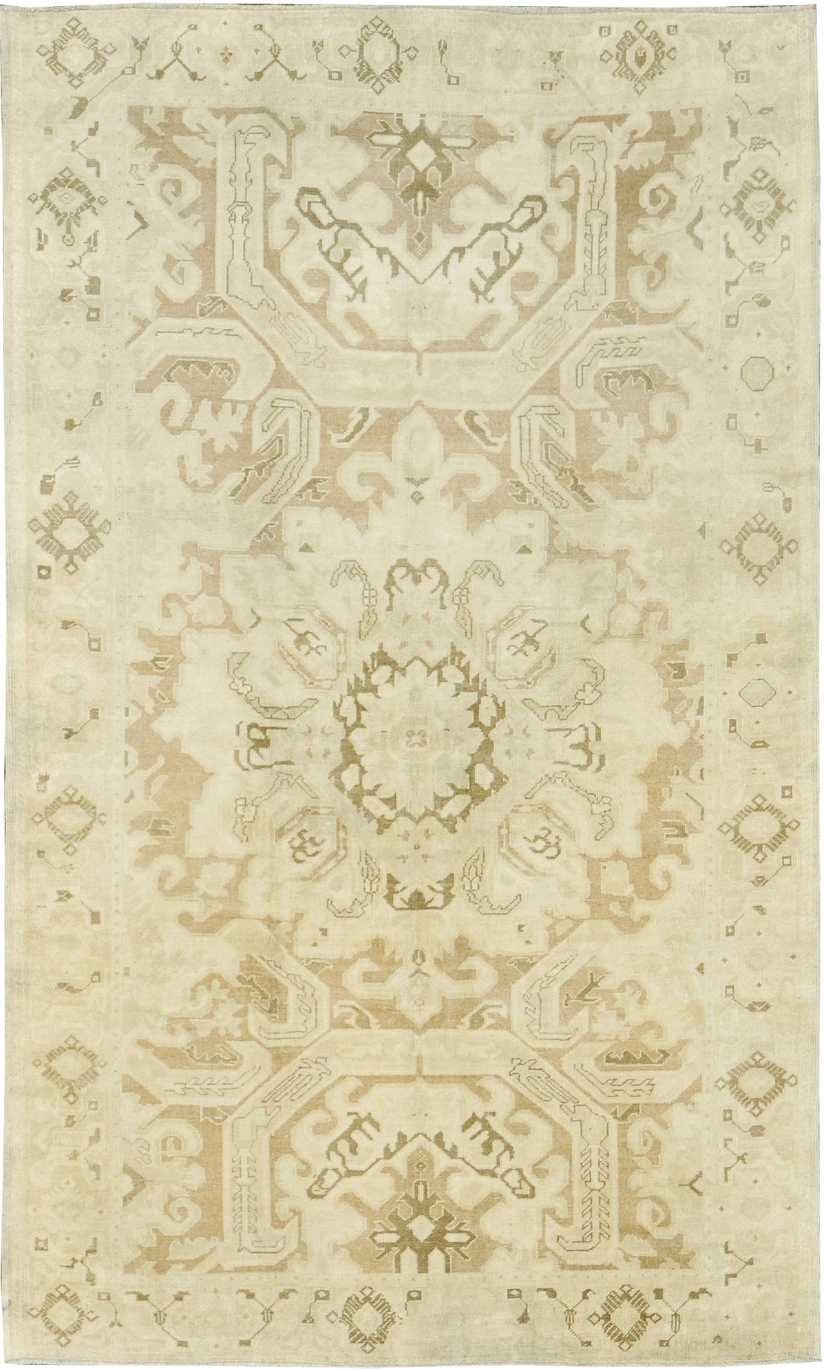 Vintage Turkish Anatolian Rug - hand-knotted in Turkey - one-of-a-kind handmade area rug [#65]