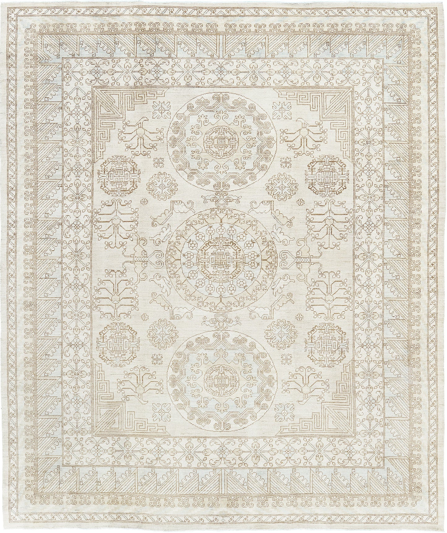 Vintage Style Khotan Design Rug D5582 Safira