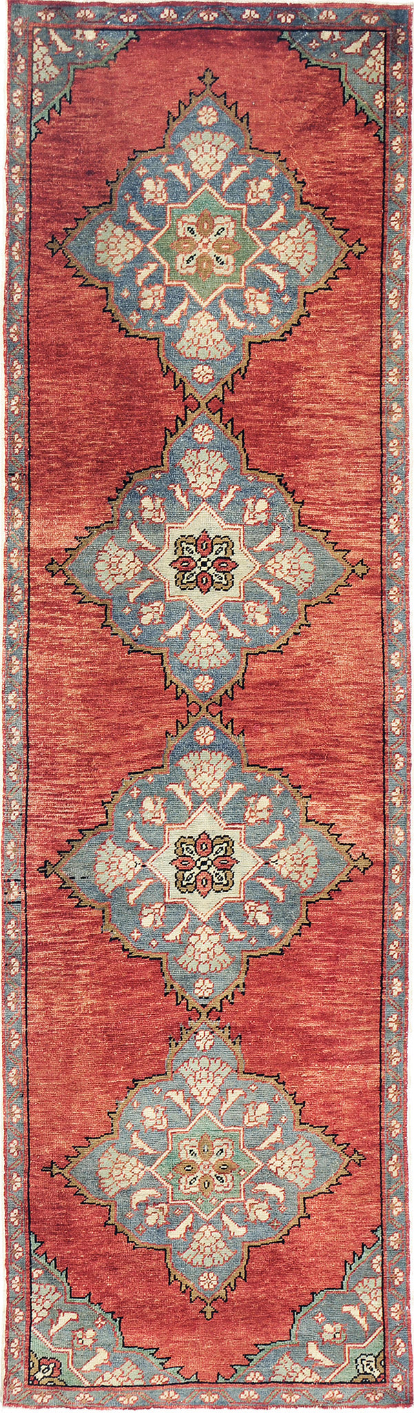 Vintage Turkish Anatolian Runner - hand-knotted in Turkey - one-of-a-kind handmade area rug [#9]