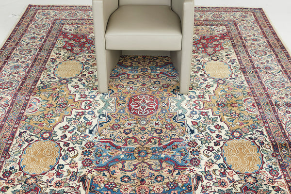 Persian Rug 4047 Vintage Persian Natanz Rug 22876