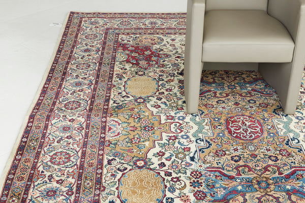 Persian Rug 4048 Vintage Persian Natanz Rug 22876