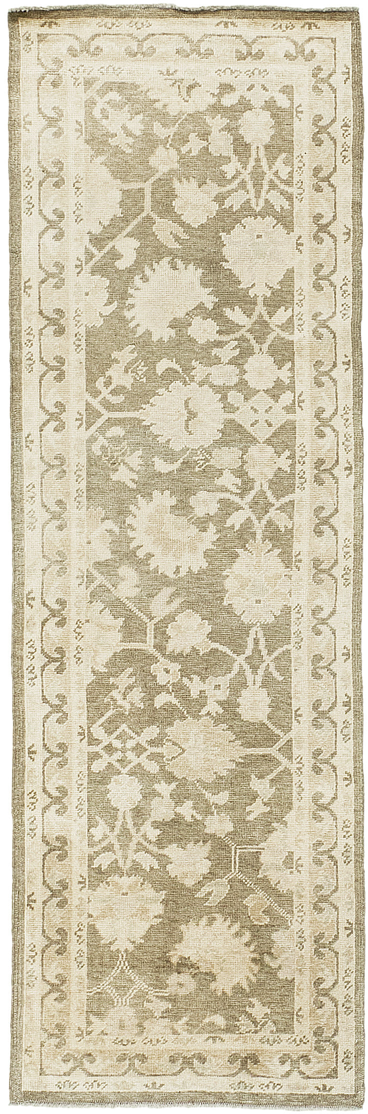 Turkish Oushak Revival Rug - hand-knotted in Turkey - one-of-a-kind handmade area rug [#18]