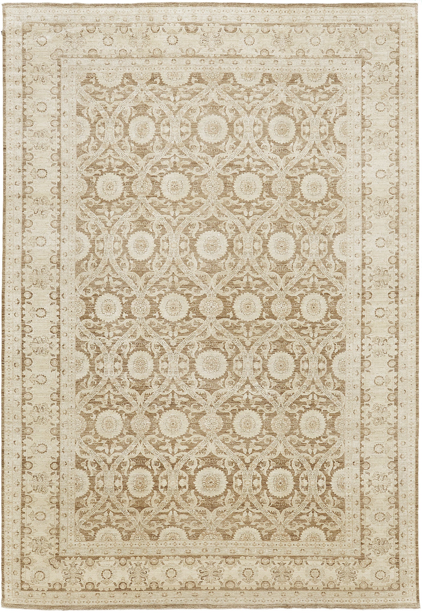 Vintage Style Tabriz Revival Rug