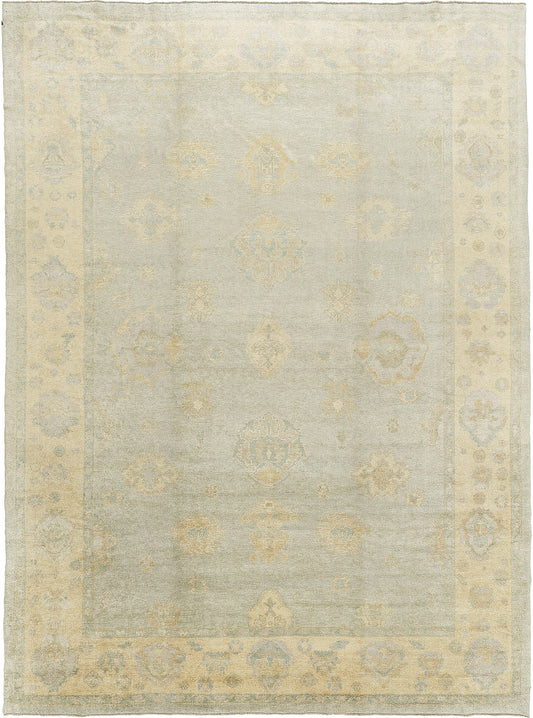 Antique Turkish Oushak Revival Rug