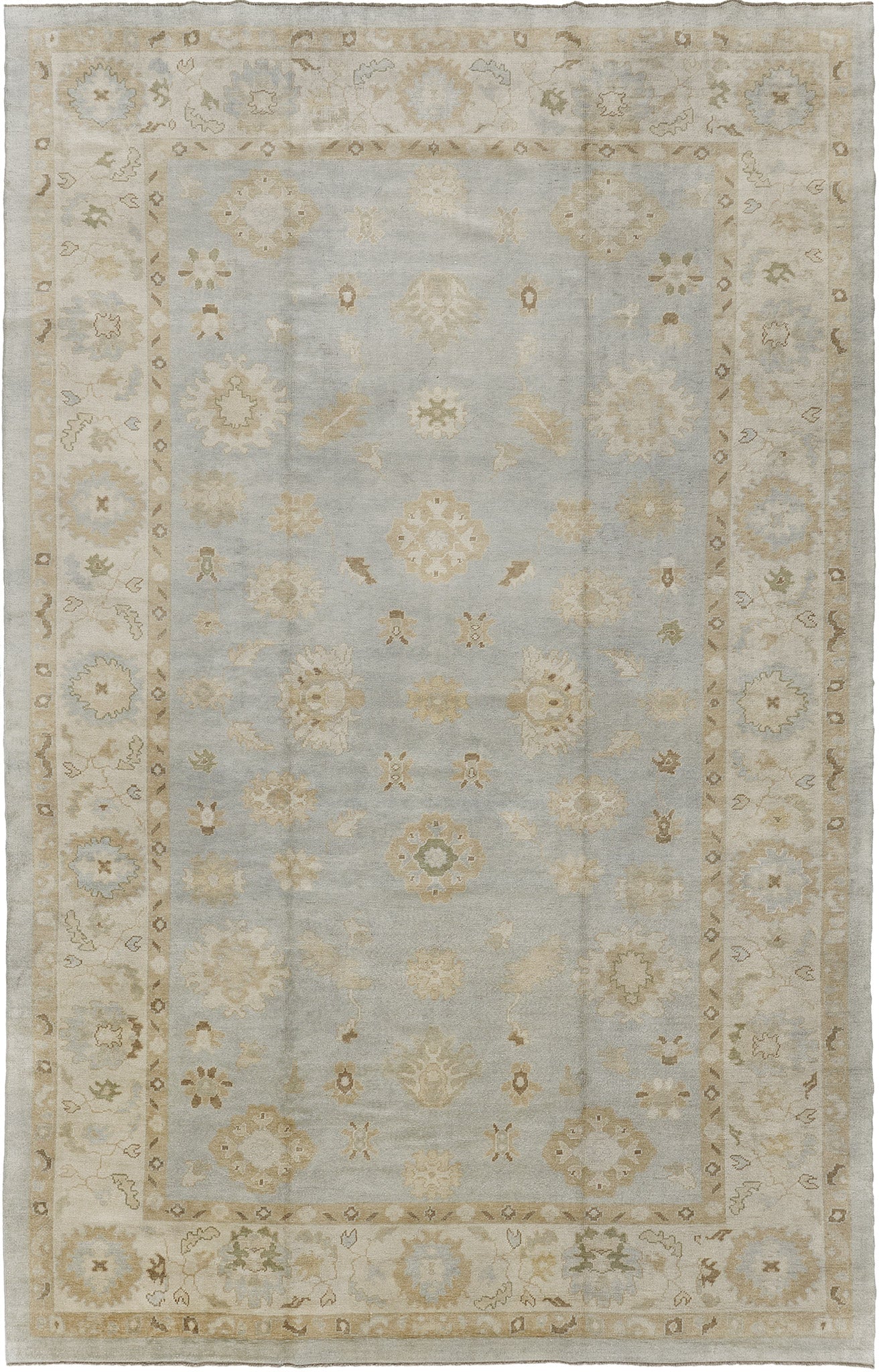 Turkish Oushak Revival Rug