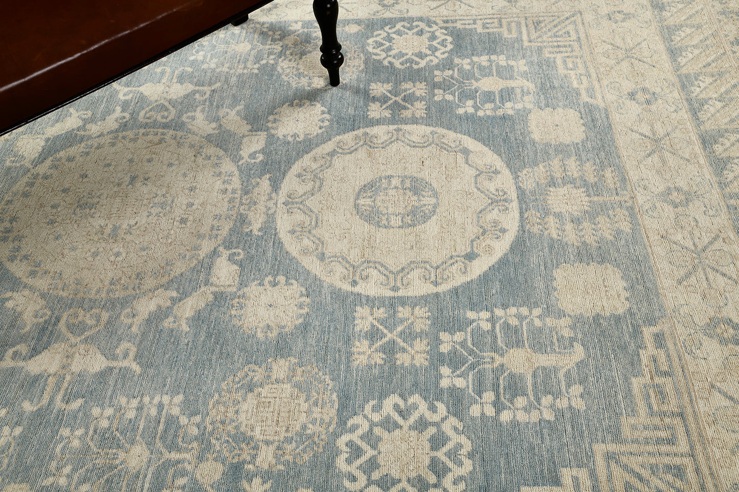 Vintage Style Khotan Revival Rug