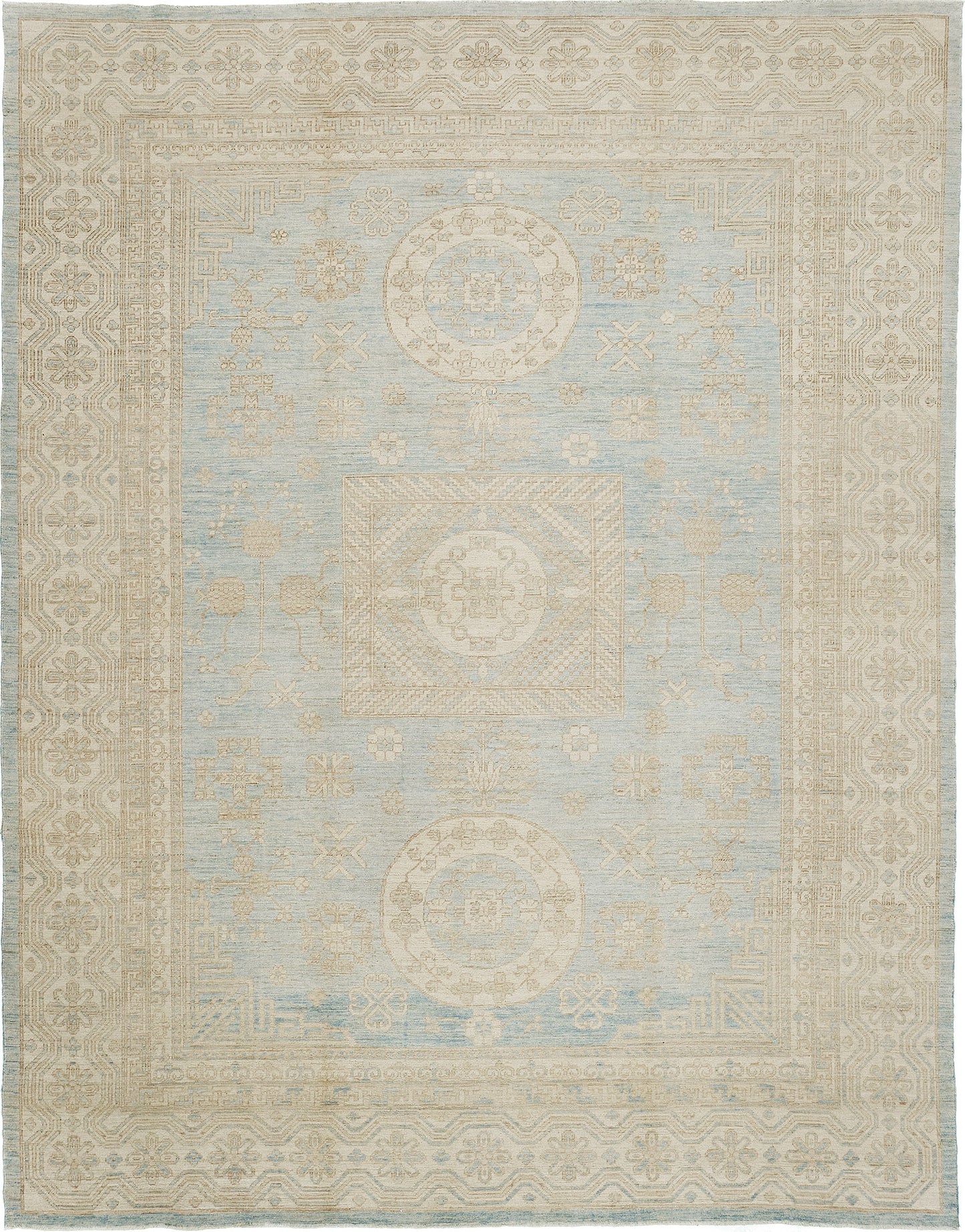 Vintage Style Khotan Revival Rug