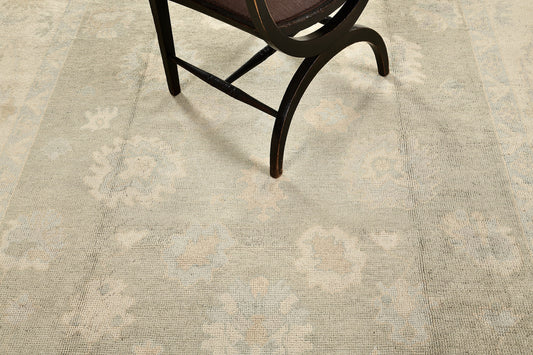 Turkish Oushak Revival Rug