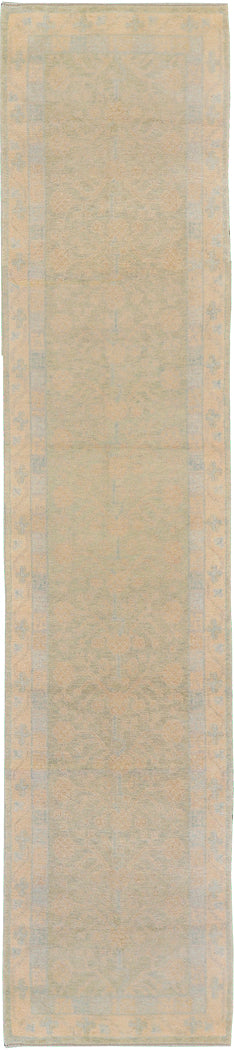 Turkish Oushak Revival Rug - hand-knotted in Turkey - one-of-a-kind handmade area rug [#11]