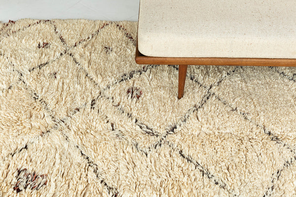 Modern Rug Image 13127 Vintage Moroccan Beni Ourain Tribe Rug