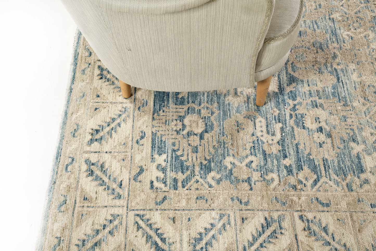 Vintage Style Sultanabad Revival Rug