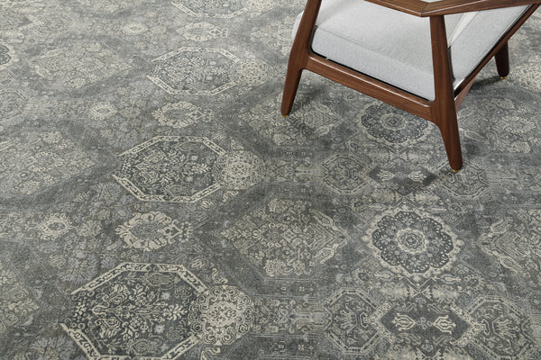 Transitional Design Rug Allure Franco - overhead flat lay view [#3]