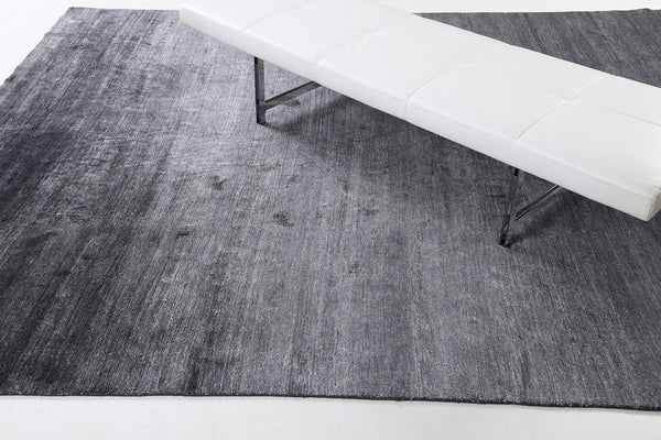 Modern Rug Image 10526 Solid Design Bamboo Silk Rug Dara