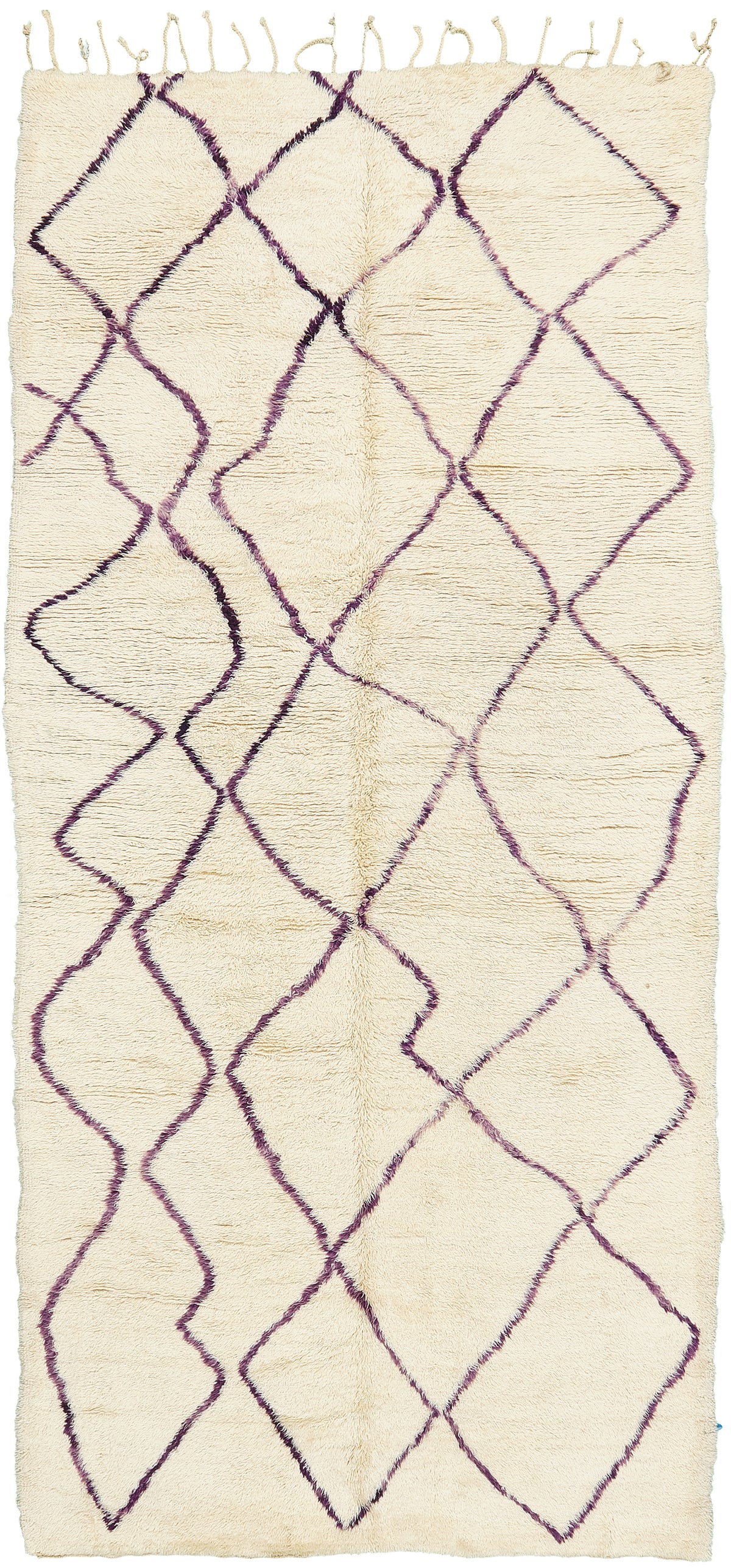 Modern Rug Image 13196 Vintage Moroccan Beni Ourain Tribe Rug