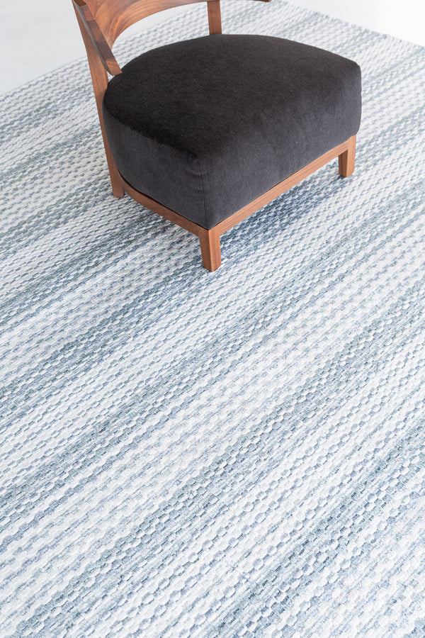 Modern Hand Loom Rug Luca Collection - overhead flat lay view [#2]