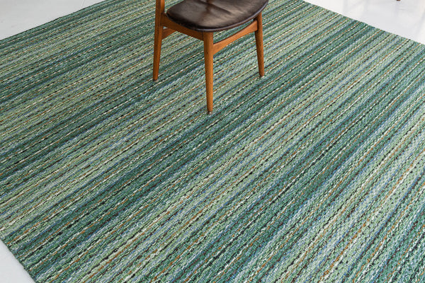 Modern Hand Loom Rug Luca Collection - close-up of weave texture and pile [#5]