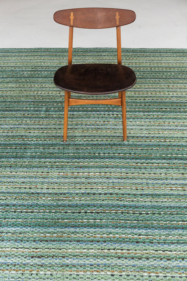 Modern Hand Loom Rug Luca Collection - overhead flat lay view [#5]