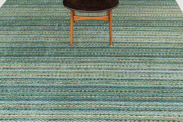 Modern Hand Loom Rug Luca Collection - detailed border and fringe [#5]