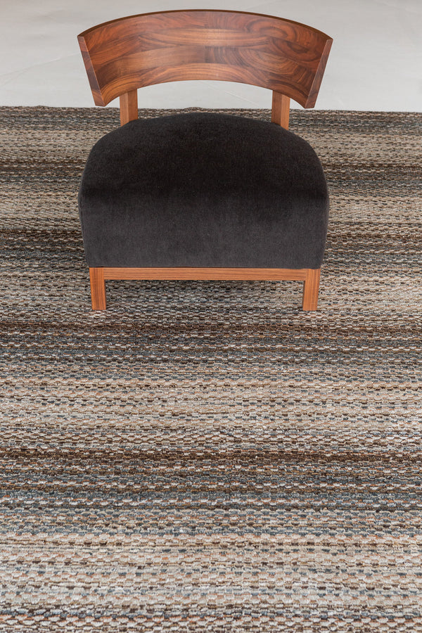 Modern Hand Loom Rug Luca Collection - overhead flat lay view [#4]