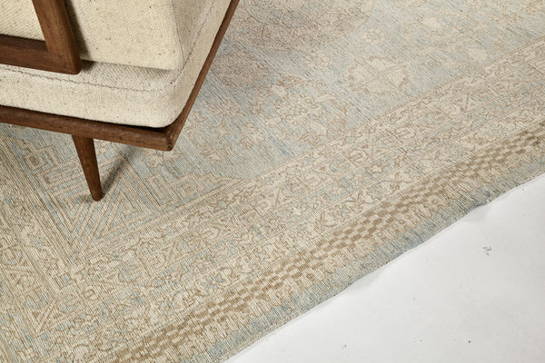 18th Century Khotan Design Revival Safira - 18th-century, East Turkestan Khotan - detailed border and fringe [#1] (3)
