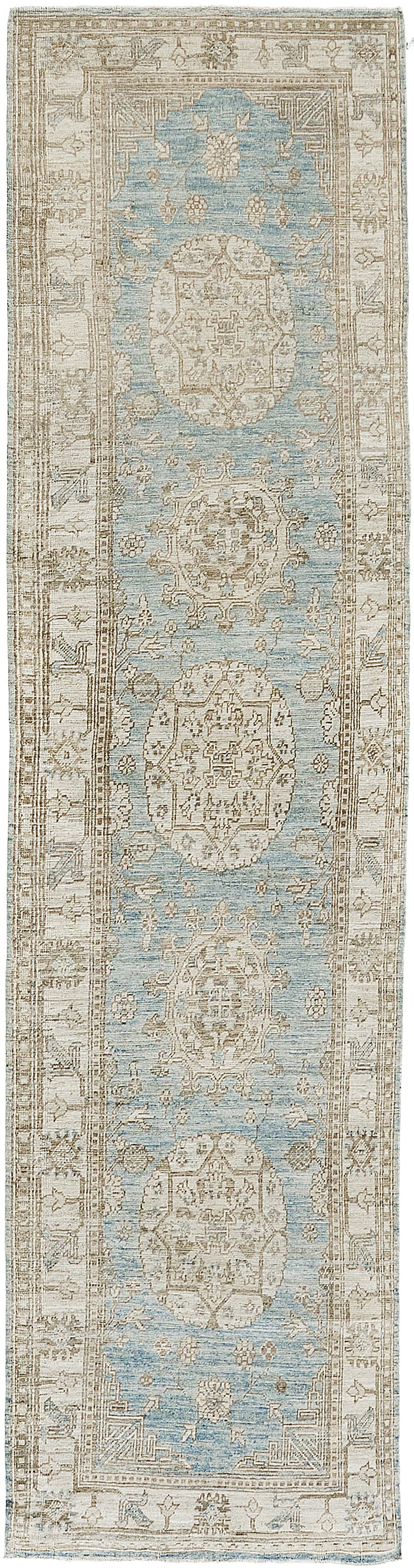 18th Century Khotan Design Revival Runner D5387