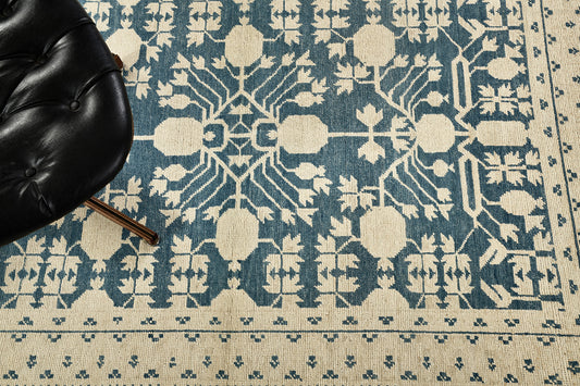 Vintage Style Safira Collection Khotan Rug