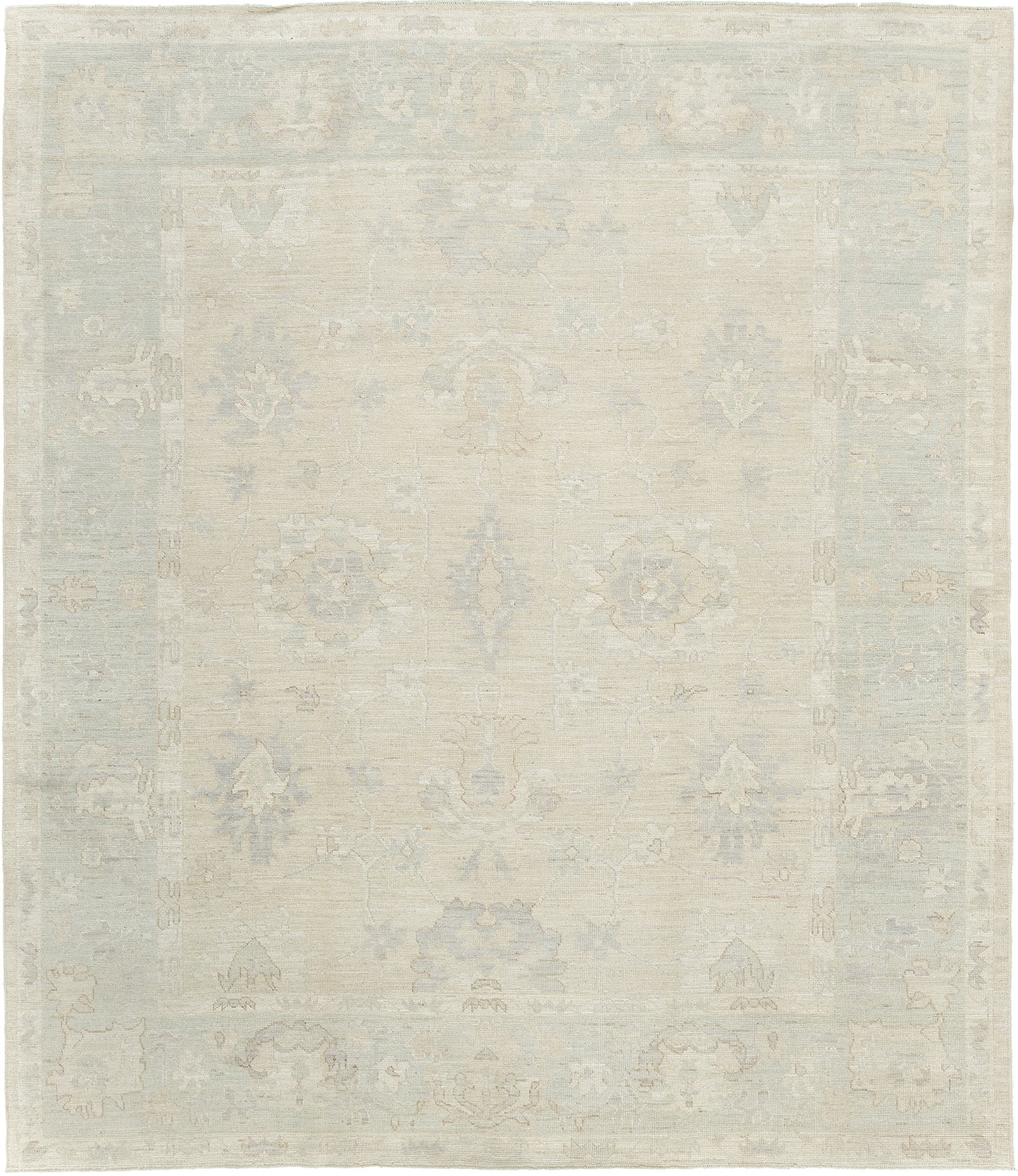 Vintage Style Oushak Revival Rug