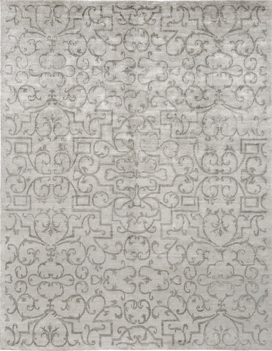 Modern Rug Image 7497 Modern Design Bamboo Silk Rug Alum