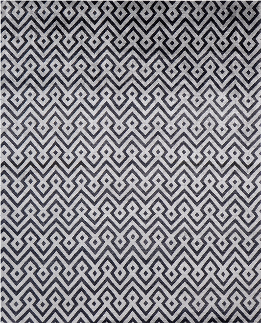 Modern Rug Image 7547 Modern Design Bamboo Silk Rug Devi