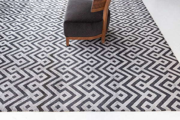 Modern Rug Image 7549 Modern Design Bamboo Silk Rug Devi