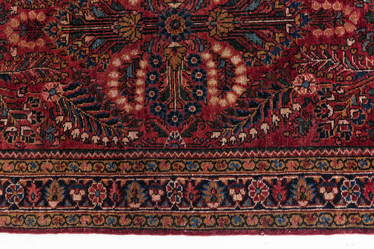 Persian Rug 4105 Vintage Persian Sarouk Rug 25259