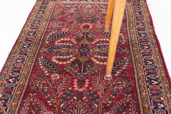 Persian Rug 4106 Vintage Persian Sarouk Rug 25259