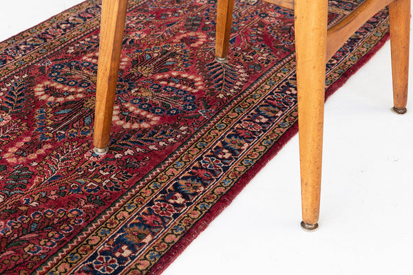 Persian Rug 4107 Vintage Persian Sarouk Rug 25259
