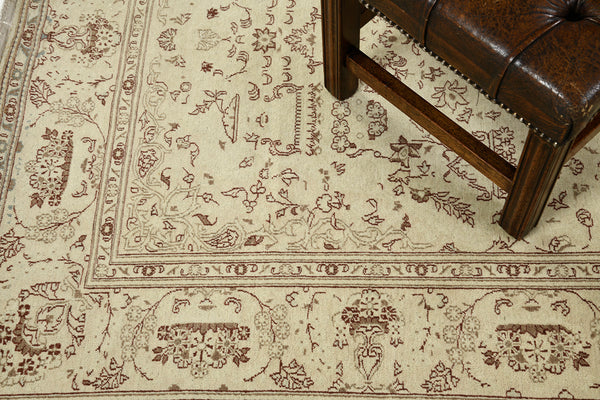 Persian Rug 3662 Vintage Persian Kashan Rug 25275