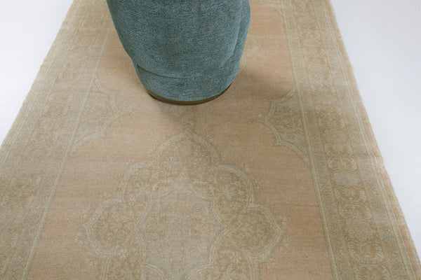Vintage Turkish Anatolian Runner - hand-knotted in Turkey - styled in room setting [#6]