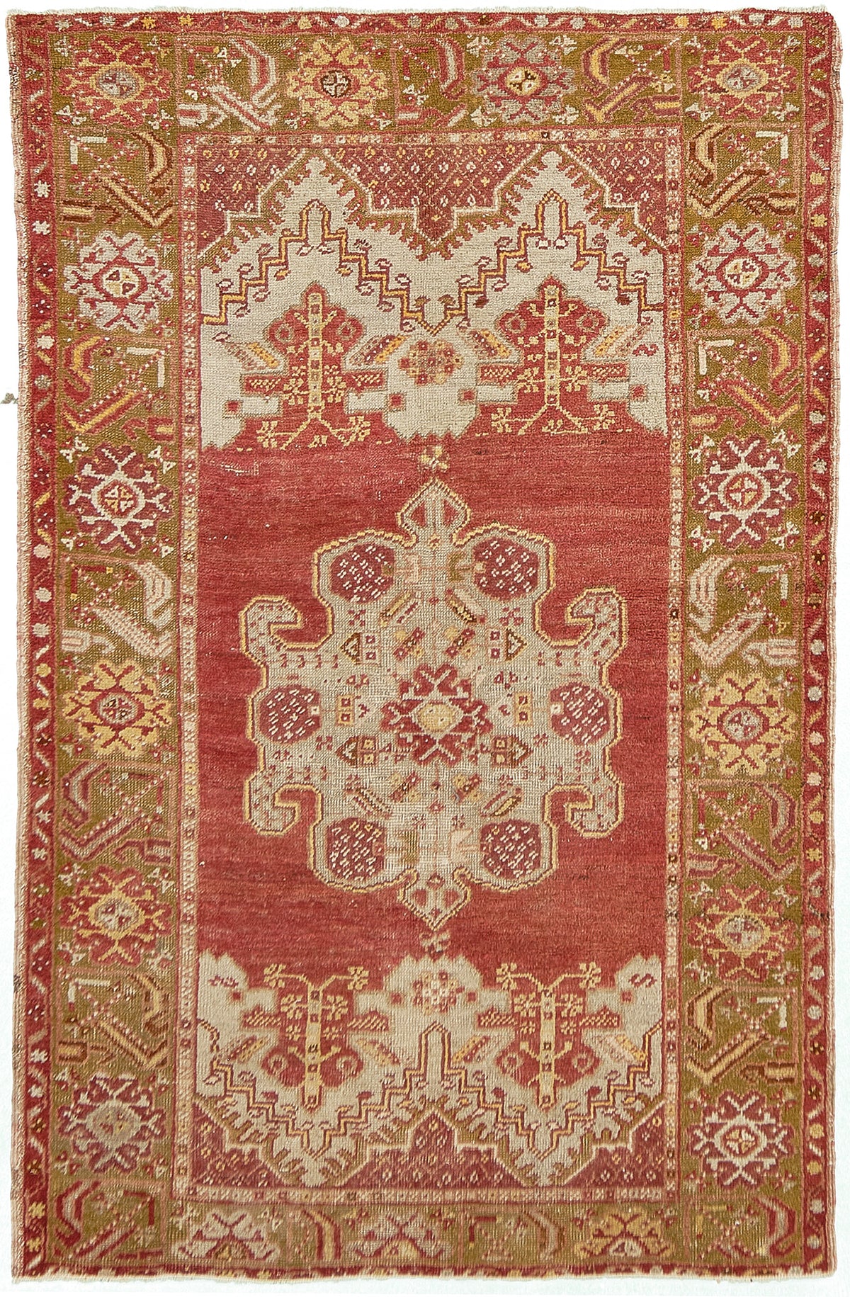 Vintage Turkish Anatolian Rug - hand-knotted in Turkey - one-of-a-kind handmade area rug [#20]