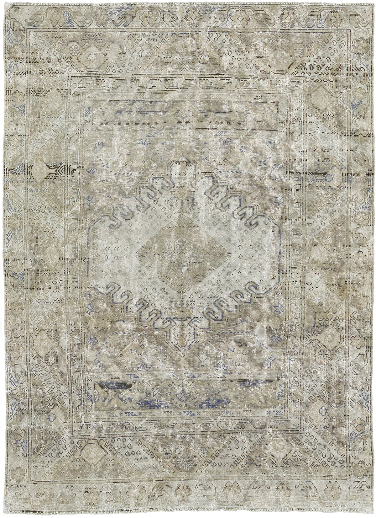 Vintage Turkish Anatolian Rug - hand-knotted in Turkey - one-of-a-kind handmade area rug [#19]