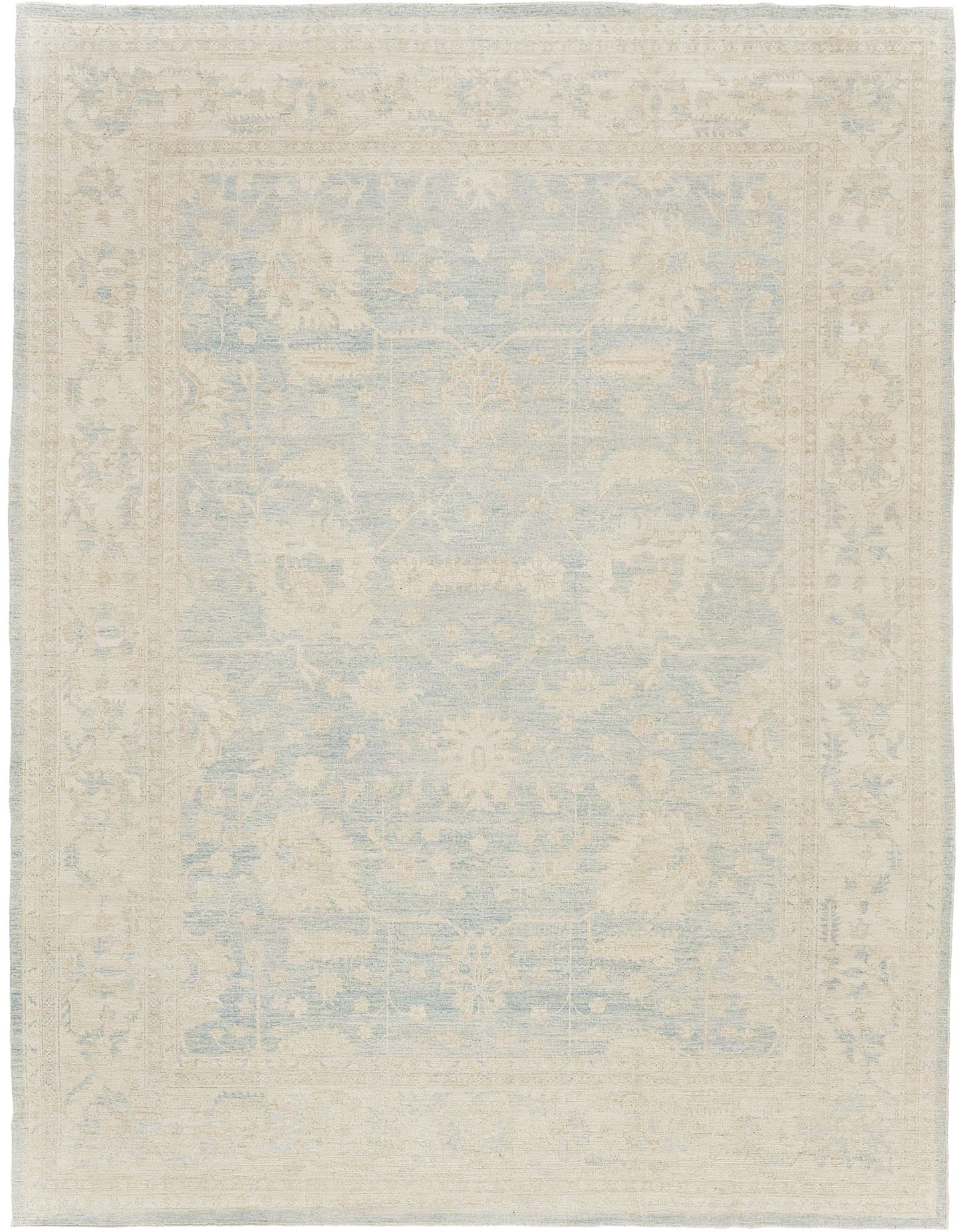 Vintage Style Oushak Revival Rug