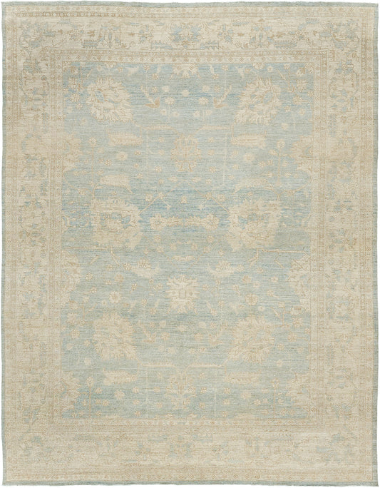 Vintage Style Oushak Revival Rug