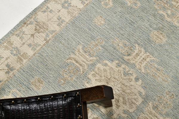 18th Century Khotan Design Revival Safira - 18th-century, East Turkestan Khotan - close-up of weave texture and pile (2)