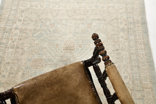 18th Century Khotan Design Revival Safira - 18th-century, East Turkestan Khotan - detailed border and fringe